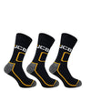 JCB Workwear Shin Protect Work Socks (3 Pack)