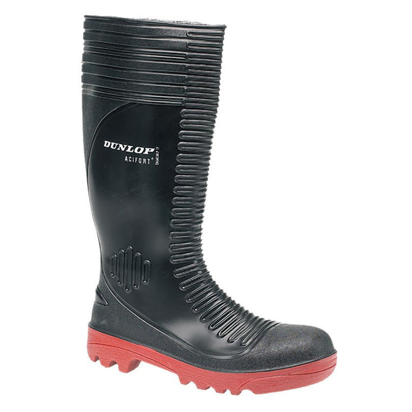 Dunlop Acifort Ribbed Full Safety Safety Wellingtons