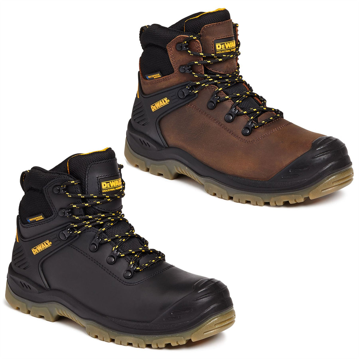 DeWALT Newark S3 Waterproof Lace Up Safety Boots