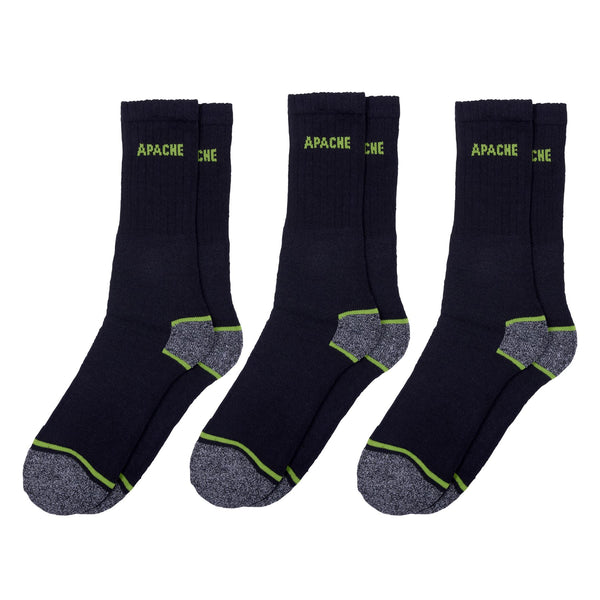 Apache Burlington 3 Pack Work Socks