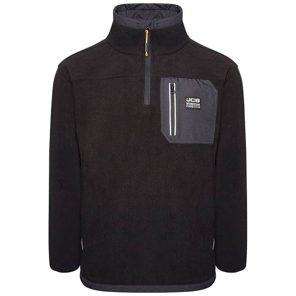 JCB Workwear Trade Heavyweight 1/4 Zip Tech Fleece