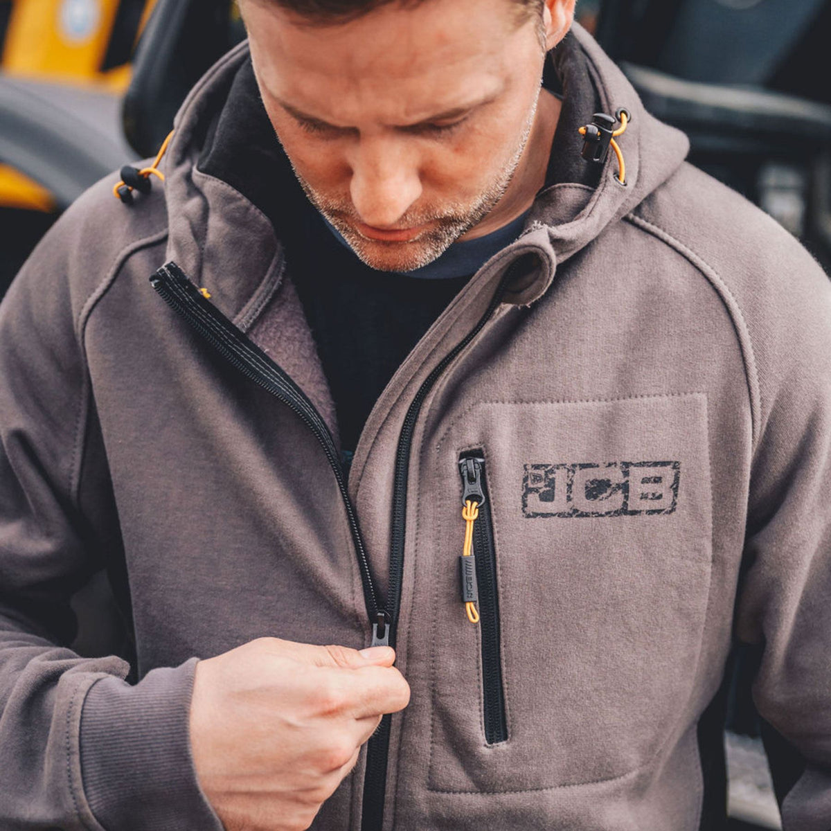 JCB Workwear Trade Zip Up Hoodie