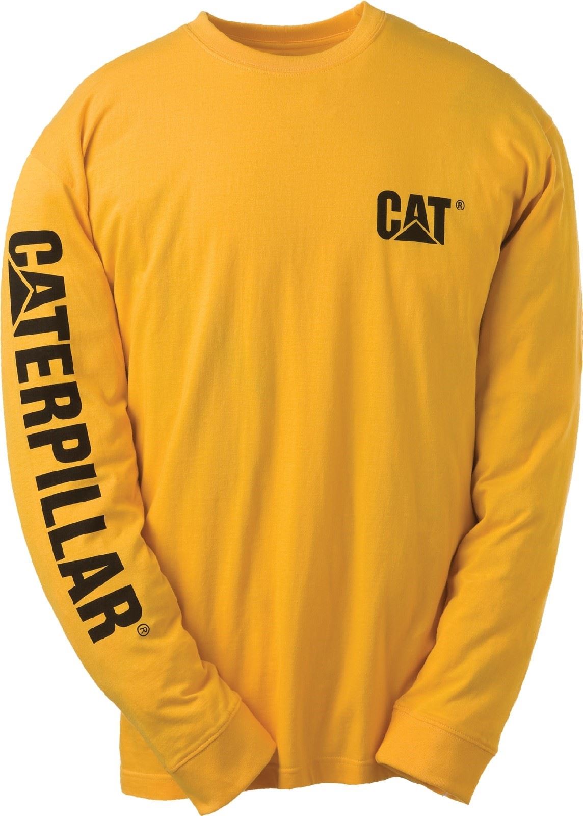 Caterpillar Trademark Banner Long Sleeve T-Shirt