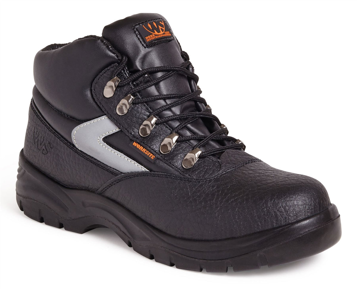 Work Site SS601SM Mid-Cut Safety Boots