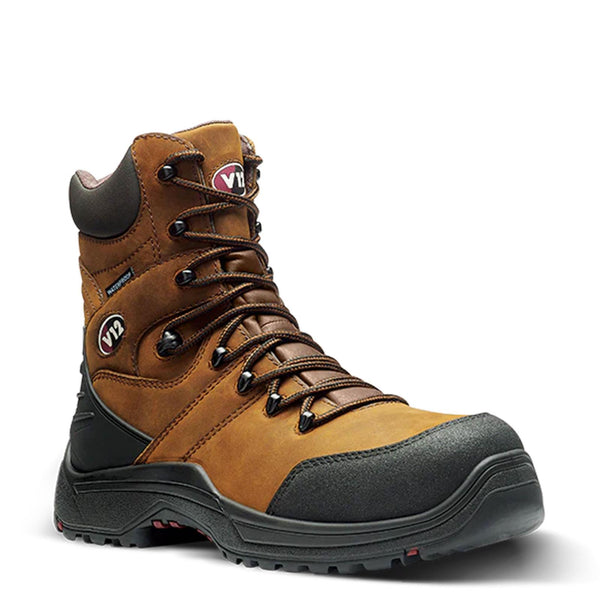 V12 Rocky Waterproof Hi-Leg Lace Up Safety Boots