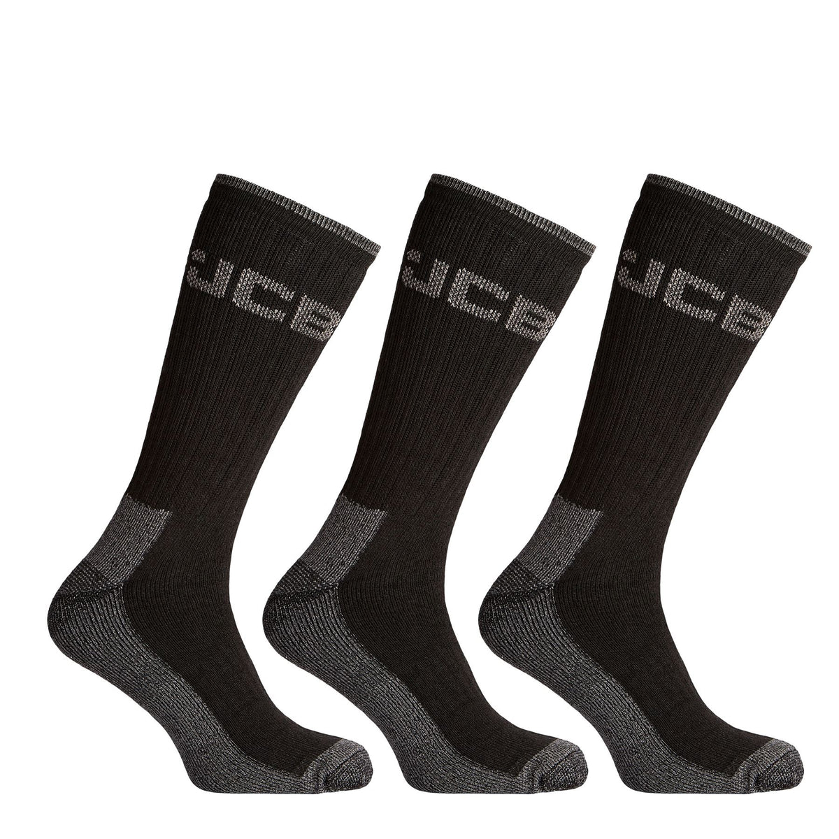 JCB Workwear Heavy Duty Work Socks (3 Pack)