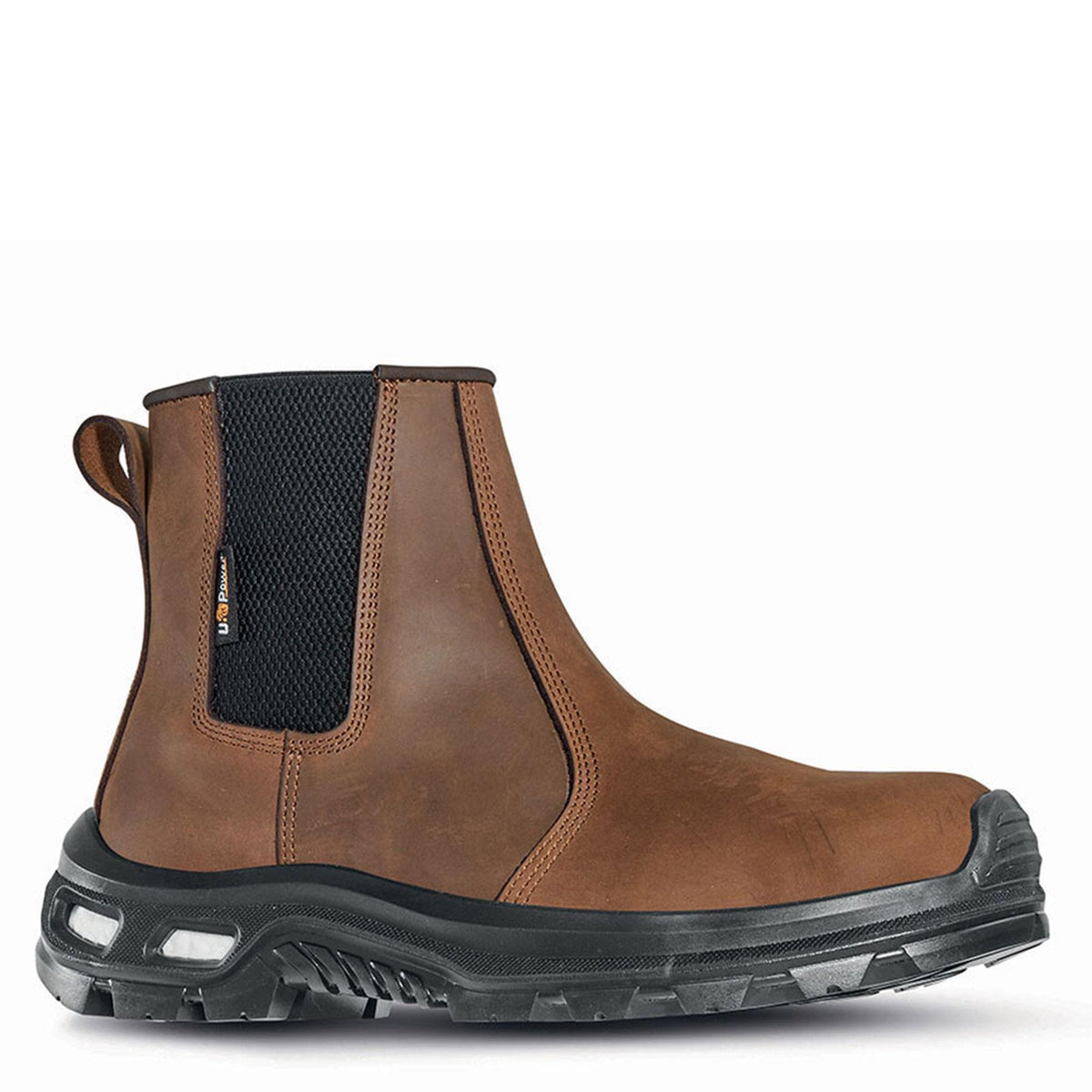 U-Power Cambrian S ESD S3S Pull-On Leather Chelsea Boots