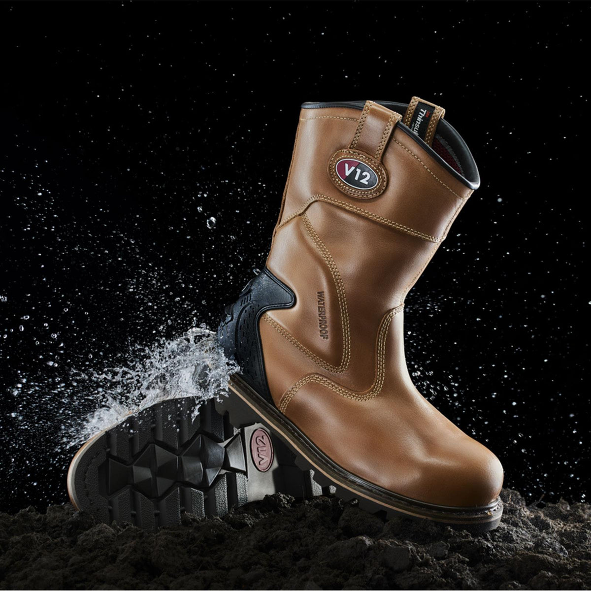 V12 Tomahawk Waterproof Rigger Boots