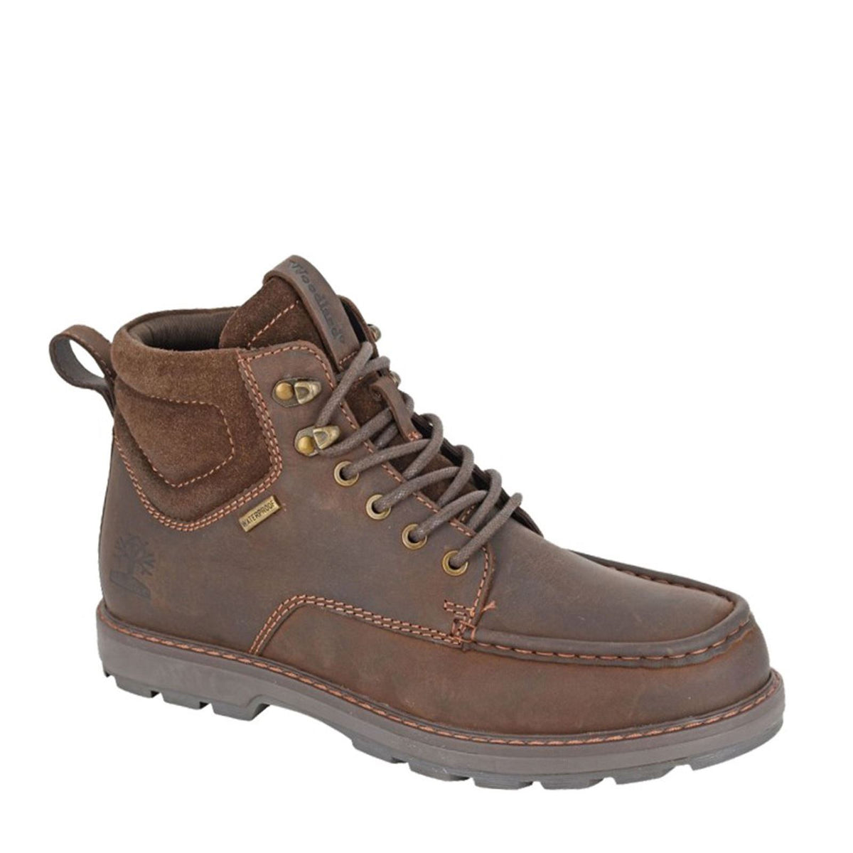 Woodland M 653 Waterproof 6 Eye Hook/Lace Boots