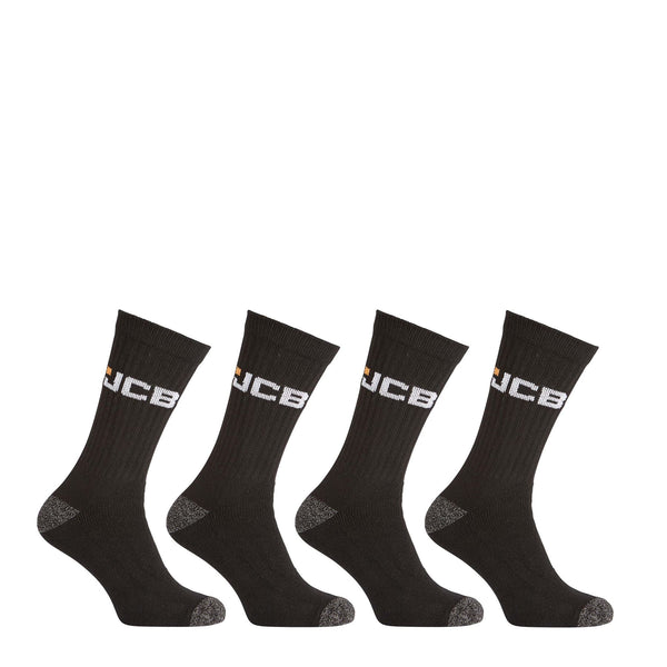 JCB Workwear Apparel Socks (4 Pack)