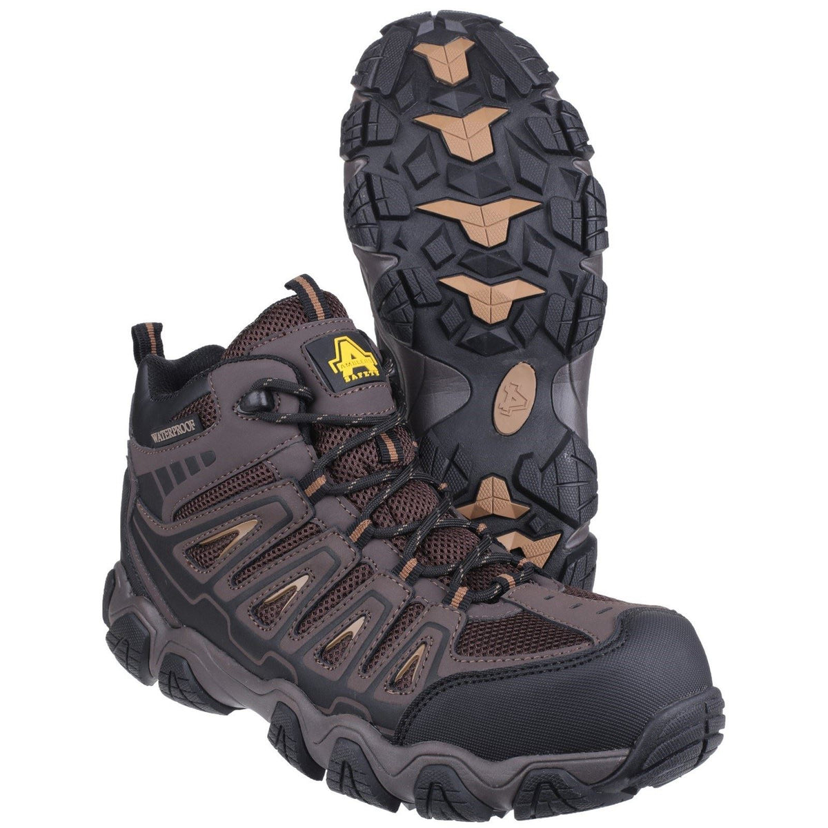 Amblers Safety AS801 Waterproof Metal Free Safety Hiker Boots