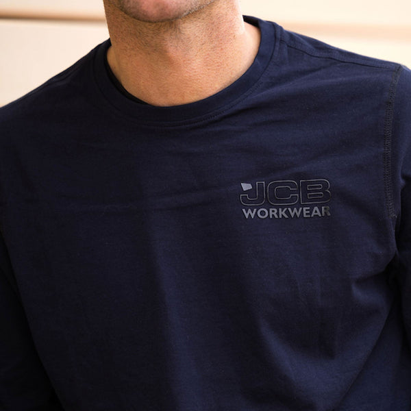 JCB Workwear Banner Long Sleeve T-Shirt