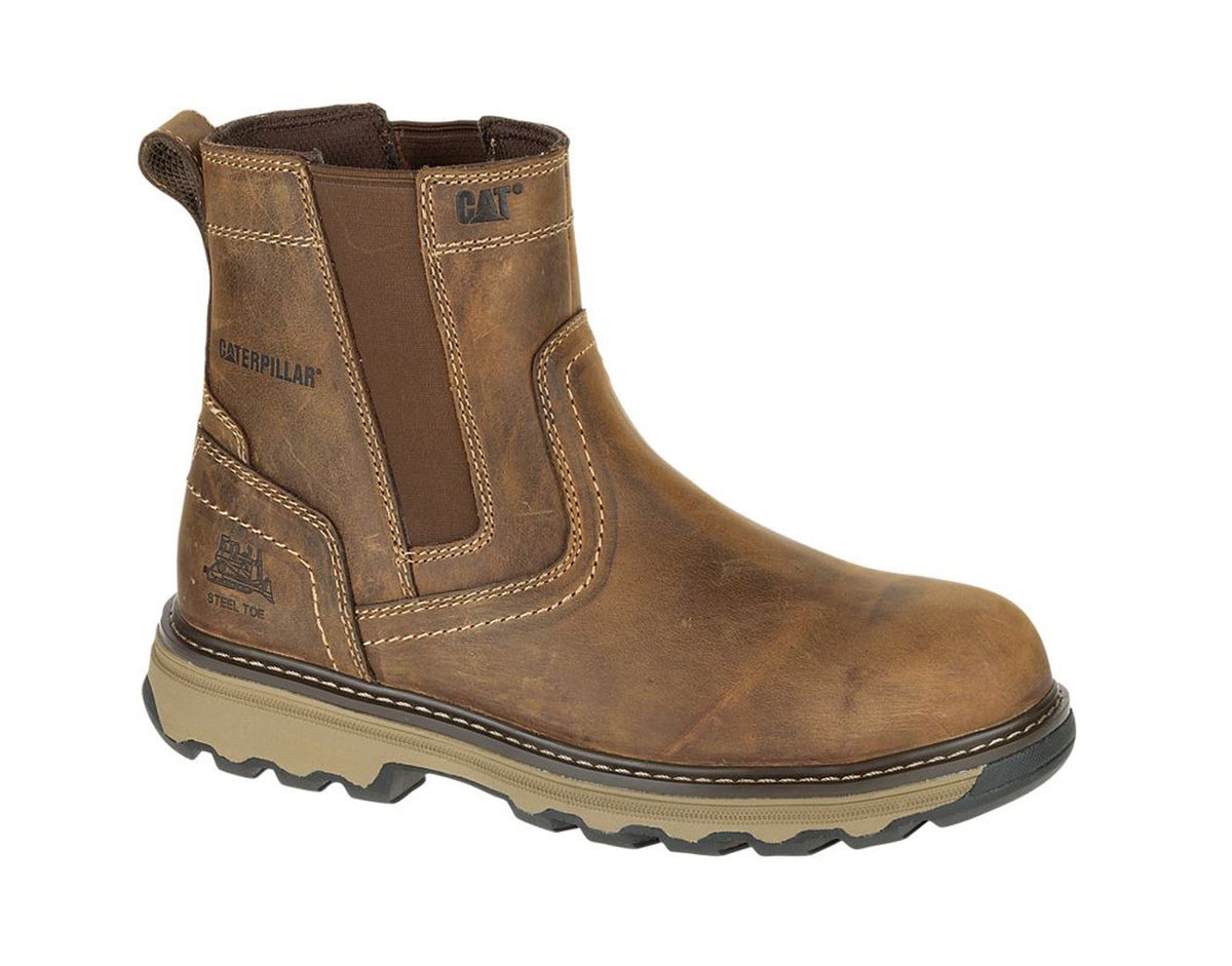 Caterpillar Pelton S1P Steel Toecap Chelsea Boots