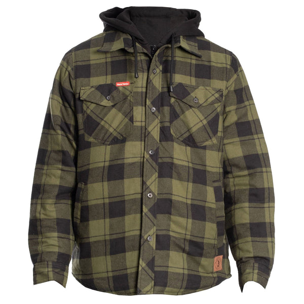 Hard Yakka Quilted Flannel Shacket