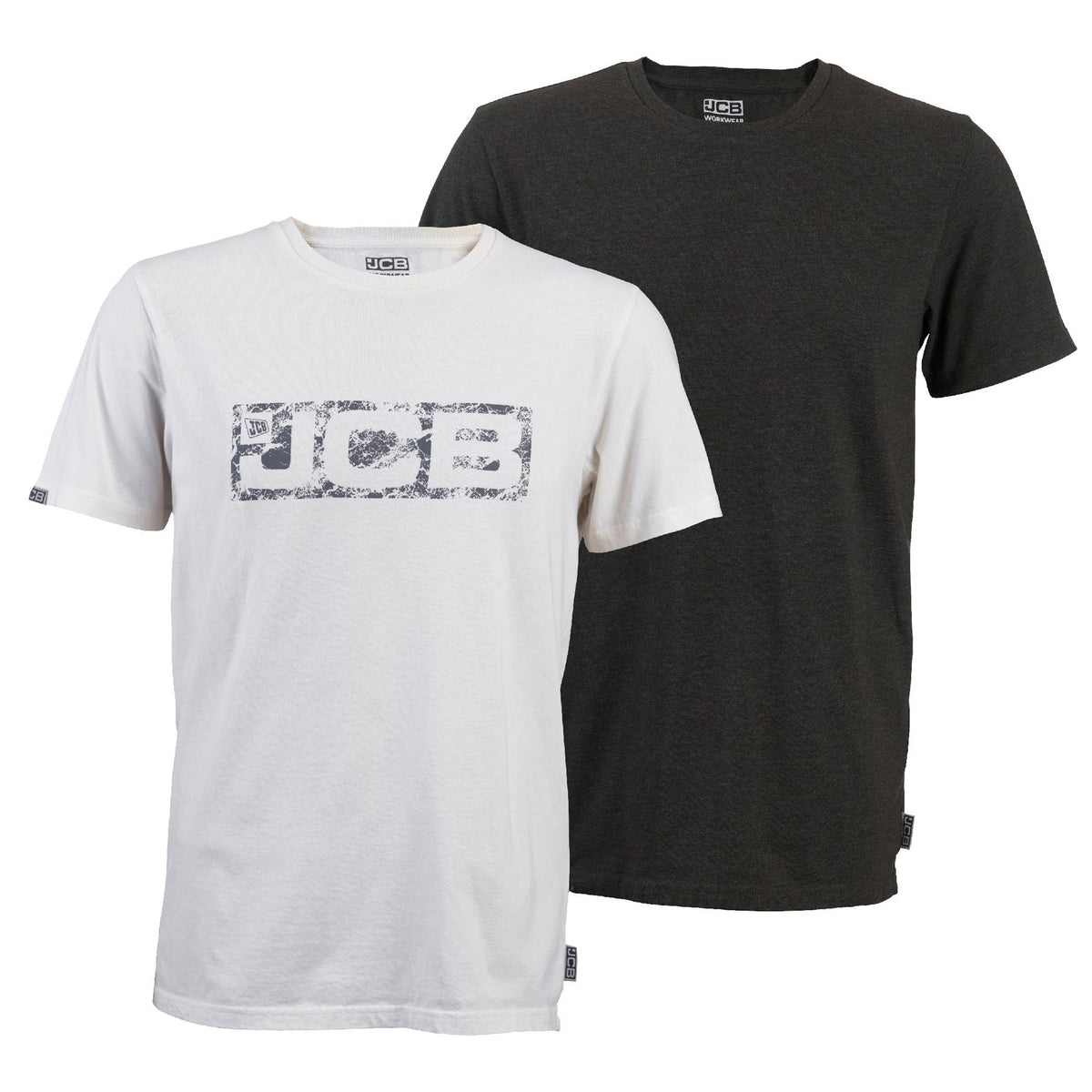 JCB Workwear Essential Twin Pack T-Shirts