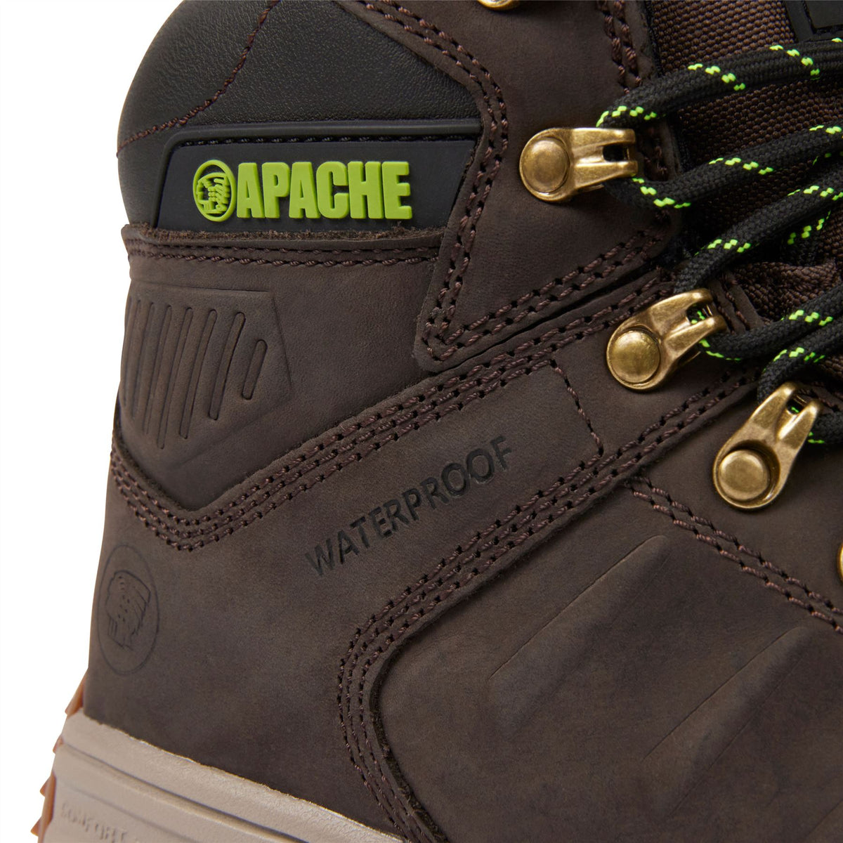 Apache Moose Jaw Leather Waterproof Safety Boot