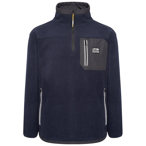 JCB Workwear Trade Heavyweight 1/4 Zip Tech Fleece