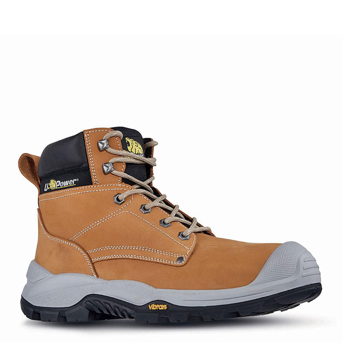 U-Power Clyde S3 Hro Hi Ci SRC Lace-Up Nubuck Safety Boots