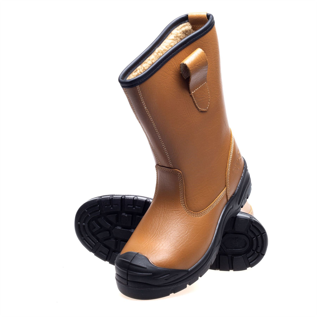 Work Site SS403SM Fur Lined Safety Rigger Boots