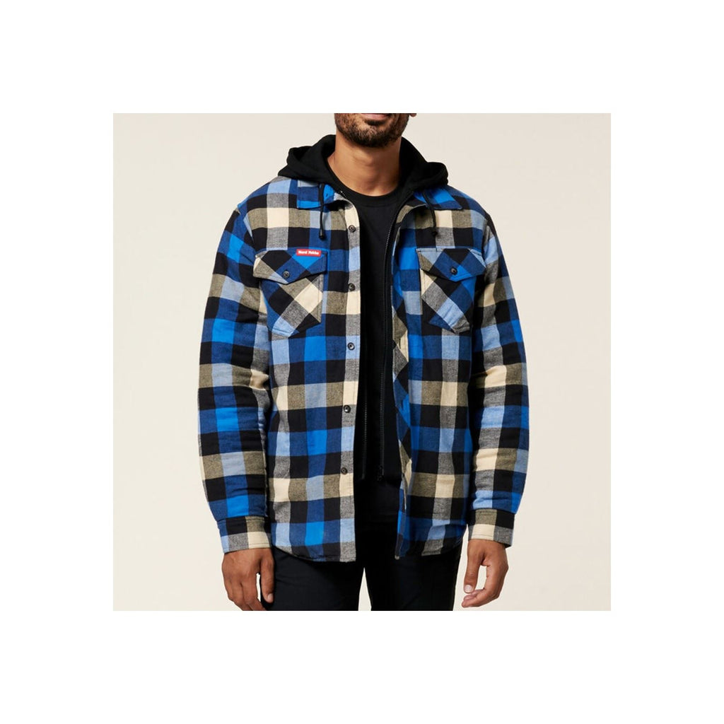 Hard Yakka Quilted Flannel Shacket