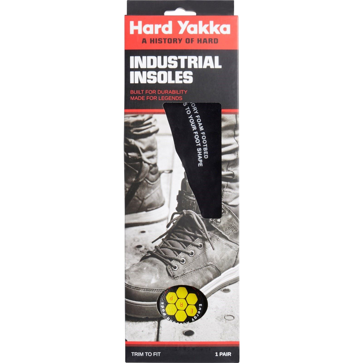 Hard Yakka Unisex Insoles