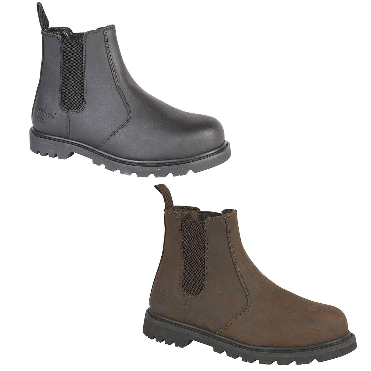 Grafters M539 Safety Toe-Cap Chelsea Boots