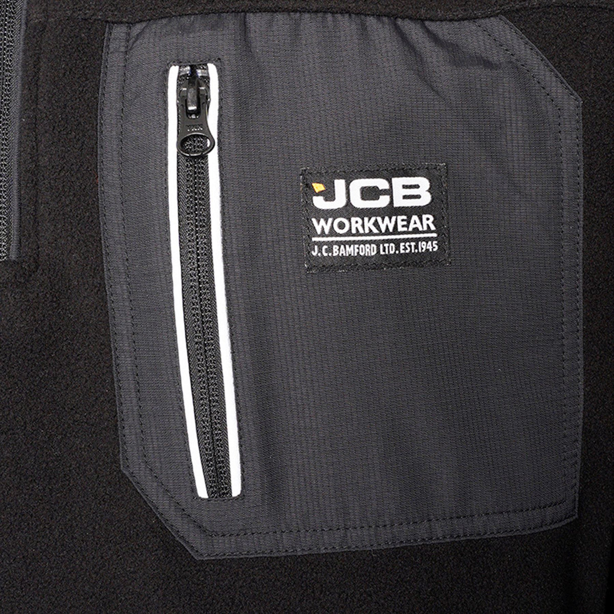 JCB Workwear Trade Heavyweight 1/4 Zip Tech Fleece