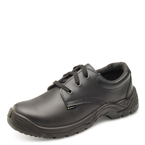 Beeswift Smooth Leather Lace Up Safety Shoes